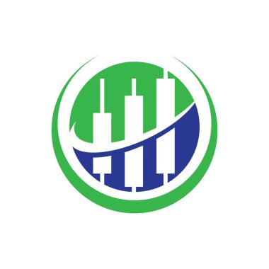 Forex market logo images illustration design
