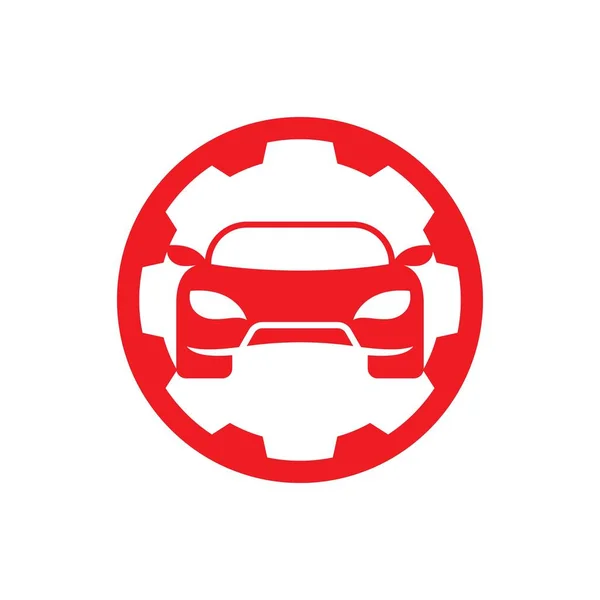 Logo Usługi Samochodu Obrazy Ilustracji Projektu — Wektor stockowy