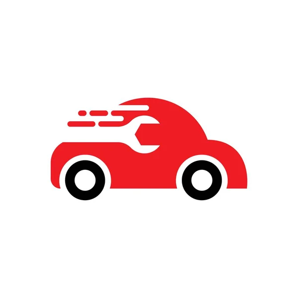 Serviço Carro Logotipo Imagens Ilustração Design — Vetor de Stock
