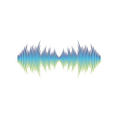 Sound wave logo images illustration design