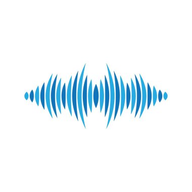Sound wave logo images illustration design