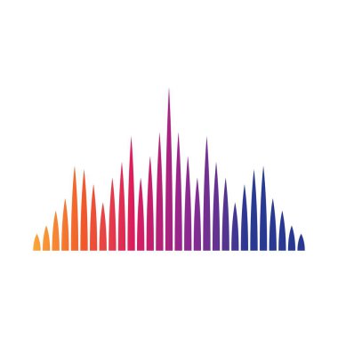 Sound wave logo images illustration design