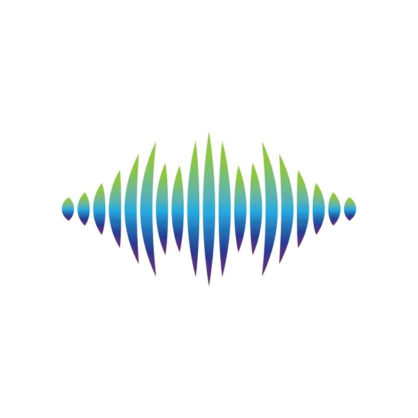 Иллюстрация Логотипа Звуковой Волны — стоковый вектор