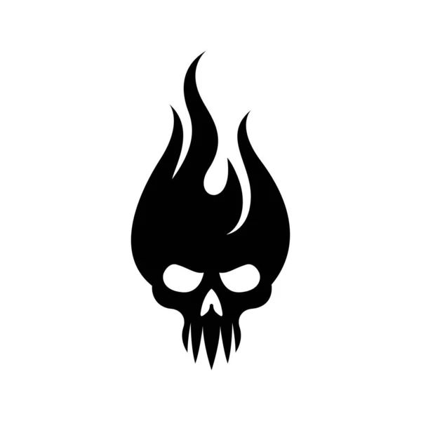 Skull Logo Images Illustration Design — 图库矢量图片