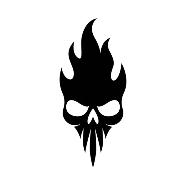 Skull Logo Images Illustration Design — 图库矢量图片