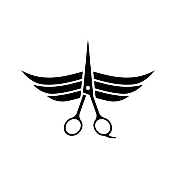 Logo Fryzjera Obrazy Ilustracja Projekt — Wektor stockowy