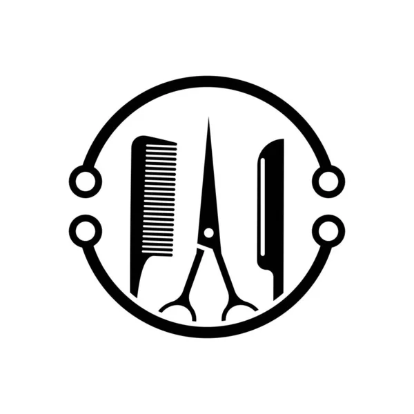Barbershop Logo Images Illustration Design — Stock Vector