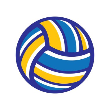 Voleybol logosu resim çizimi tasarımı