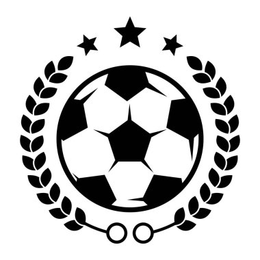 Futbol logosu resim çizimi tasarımı