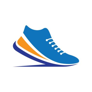 Spor ayakkabıları logo resimleri çizim tasarımı