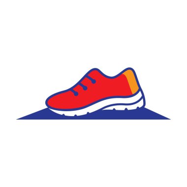 Spor ayakkabıları logo resimleri çizim tasarımı