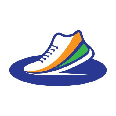 Spor ayakkabıları logo resimleri çizim tasarımı