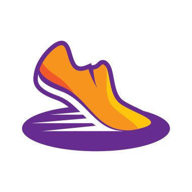 Spor ayakkabıları logo resimleri çizim tasarımı