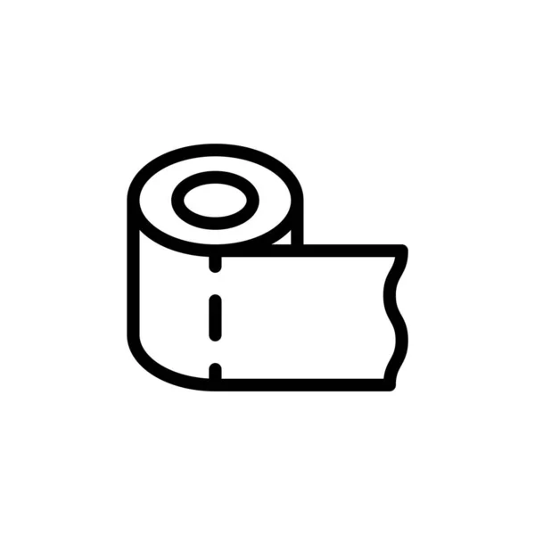 Icône Papier Tissu Symbole Hygiène Santé Conception Icônes Papier Tissu — Image vectorielle