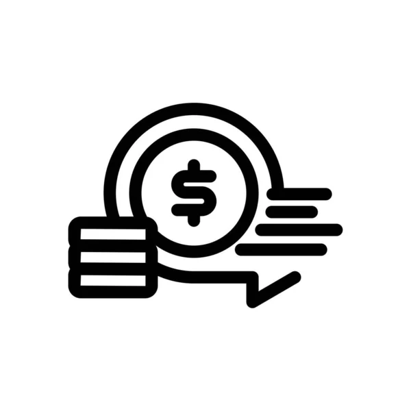 Elektronisches Geld Vektor Illustration Isoliert Zeichen Symbol Symbol Symbol Geeignet — Stockvektor
