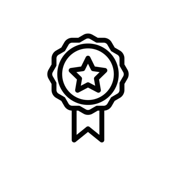 Badge Icoon Logo Vector Illustratie Geïsoleerd Teken Symbool Geschikt Voor — Stockvector