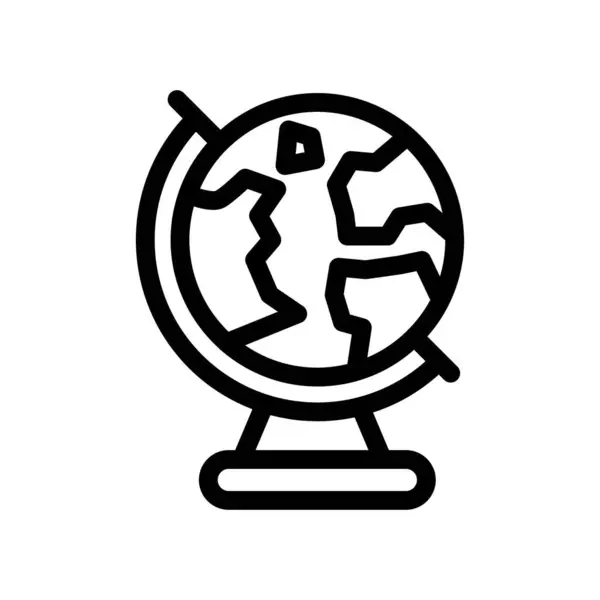 Ícone Globo Logotipo Isolado Símbolo Símbolo Vetor Ilustração Coleção Vetor —  Vetores de Stock