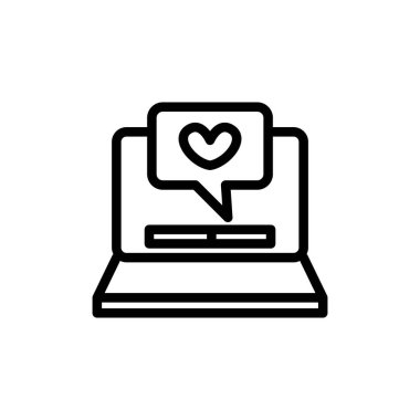 Sosyal ağ etkinlik simgesi veya logo tasarımı izole edilmiş işaret sembolü çizimi - tasarımcılar, web geliştiricileri, görüntüleyiciler ve web siteleri için uygun yüksek kalite çizgi biçimi vektör simgesi