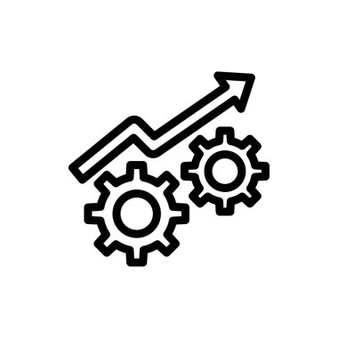 Üretim simgesi veya logo tasarımı izole edilmiş işaret sembolü çizimi - tasarımcılar, web geliştiricileri, görüntüleyiciler ve web siteleri için uygun yüksek kalite çizgi biçimi vektör simgesi