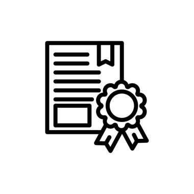 Özellikler listesi yaratıcı simge ya da logo tasarımı izole edilmiş işaret sembolü illüstrasyonu. Tasarımcılar, web geliştiricileri, görüntüler ve web siteleri için uygun yüksek kaliteli siyah çizgi biçimi vektörü