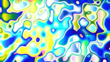 3D Soyut Animasyon Stili Yumuşak Dalgalı Duvar. Çok renkli akışkan desen kavramı. Renkli Dalgalı Yansıma Yüzey Macro. Moda Renkli Akışkan Soyut Akış. Güzel Gradyan Dokusu