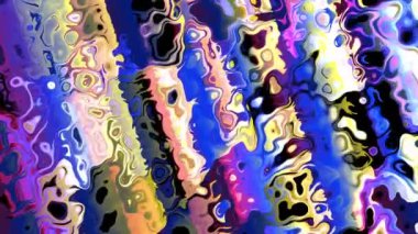 3D Soyut Animasyon Stili Yumuşak Dalgalı Duvar. Çok renkli akışkan desen kavramı. Renkli Dalgalı Yansıma Yüzey Macro. Moda Renkli Akışkan Soyut Akış. Güzel Gradyan Dokusu