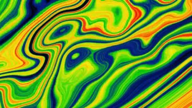 3D Soyut Animasyon Stili Yumuşak Dalgalı Duvar. Çok renkli akışkan desen kavramı. Renkli Dalgalı Yansıma Yüzey Macro. Moda Renkli Akışkan Soyut Akış. Güzel Gradyan Dokusu