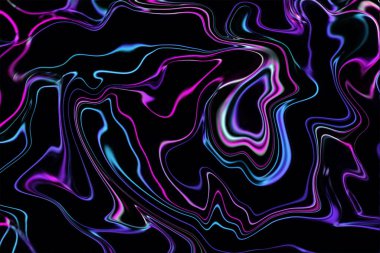 soyut dijital fraktal fantezi tasarımı 