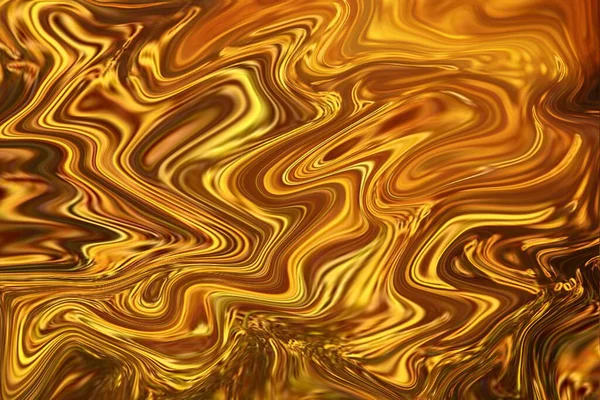Абстрактний Фон Мистецтва Золотої Рідини — стокове фото