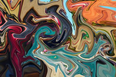 Yaratıcı Soyut Eğri Dalgası Arkaplan Posteri Duvar Kağıdı