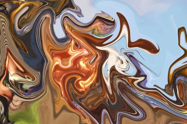 Yaratıcı Soyut Eğri Dalgası Arkaplan Posteri Duvar Kağıdı