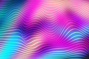 Yaratıcı Soyut Eğri Dalgası Arkaplan Posteri Duvar Kağıdı