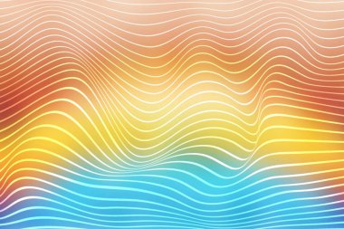 Yaratıcı Soyut Eğri Dalgası Arkaplan Posteri Duvar Kağıdı