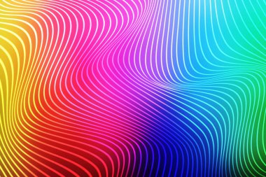 Yaratıcı Soyut Eğri Dalgası Arkaplan Posteri Duvar Kağıdı