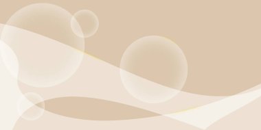 Altın ve eğimli arka planda eğri çizgiler ve daireler. yumuşak fon ve modern tarz. Geometrik şekil deseni