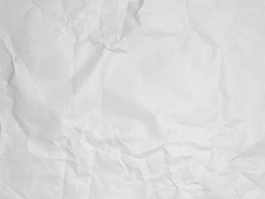 Beyaz kağıdın yüzeyinde kırışıklıklar ve kırışıklıklar var. Kötü durumda, geri dönüştürülmüş boş kağıt ve kopyalama alanı