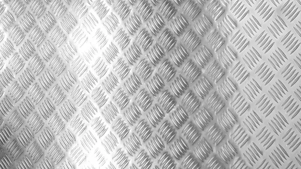 Paslanmaz çelik levha yüzeyi ve kayma önleyici desen. Parlak metalik bitiş deseni