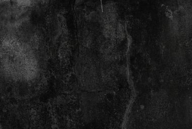 Eski ve çatlamış koyu çimento desenli siyah mol