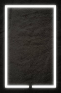 Neon parıltılı siyah bir çuval bezi. Çuval bezi dokusu. kumaş deseni ve boşluk kopyala