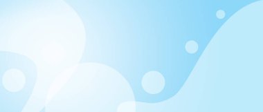 Soyut açık mavi arkaplan ile serbest ve daireler çizer. Duvar kağıdı, grafik çizimleri ve kopyalama alanı