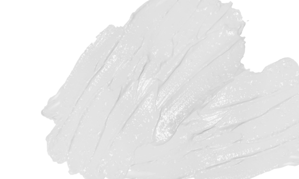 Şeffaf arkaplanda beyaz suluboya ya da krema sıçraması