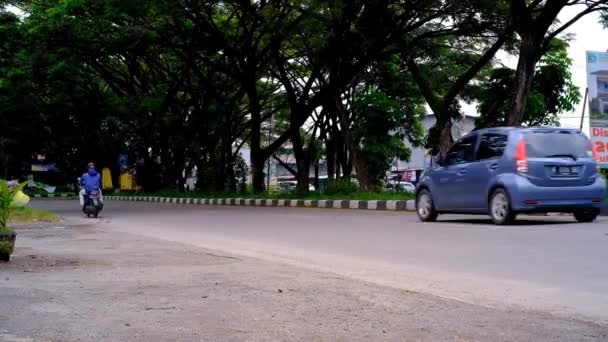 Parakanmuncang Giava Occidentale Indonesia Aprile 2023 Transportation Footage Timelapse Video — Video Stock