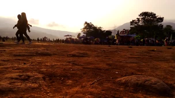 Cicalengka West Java Indonesia June 2023 Βιντεοσκοπημένη Θέα Μιας Παραδοσιακής — Αρχείο Βίντεο