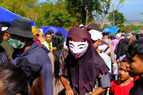 Bandung Westjava Indonesien August 2023 Der Konvoi Mit Karnevalsveranstaltungen Zur — Stockfoto