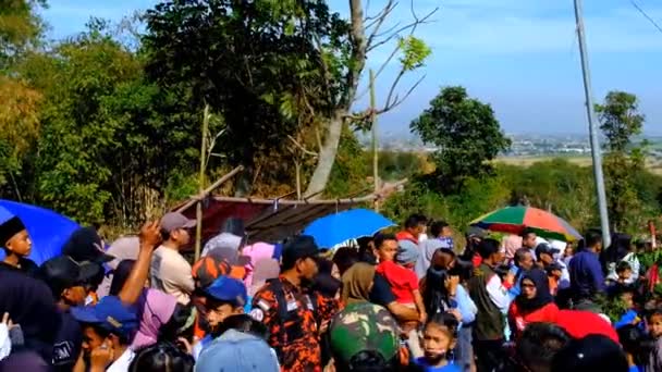 Bandung Batı Cava Endonezya Ağustos 2023 Bağımsızlık Gününü Kutlamak Için — Stok video