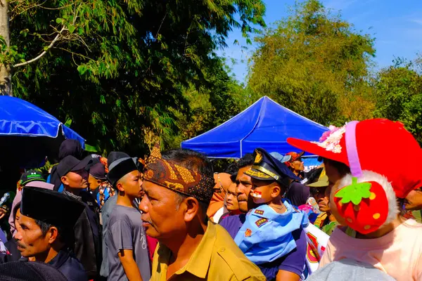 Bandung Java Occidental Indonesia Agosto 2023 Multitud Personas Asistiendo 78º — Foto de Stock