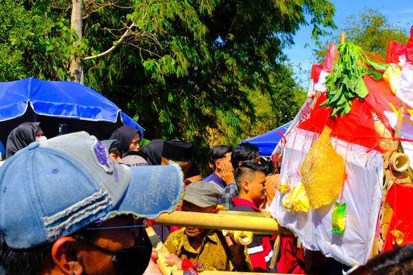 Bandung Westjava Indonesien August 2023 Menschenmassen Besuchen Indonesiens Unabhängigkeitstag Kostümshow — Stockfoto