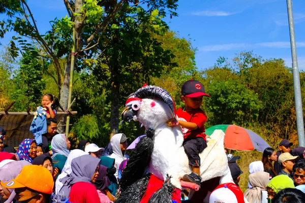 Bandung Jawa Barat Indonesia Agustus 2023 Sebuah Kerumunan Hidup Festival — Stok Foto