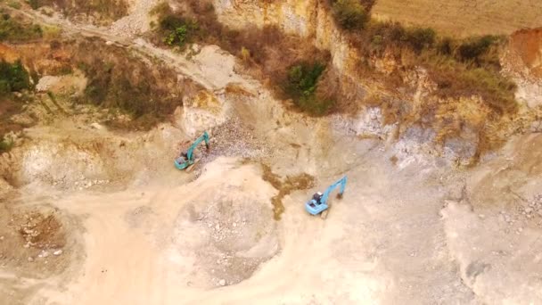 Górnictwo Górnicze Mount Pangradinan Znajduje Się Skraju Miasta Bandung Nagranie — Wideo stockowe