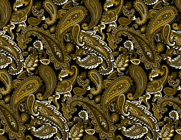 Paisley Seamless Pattern Fabric Design — 스톡 사진